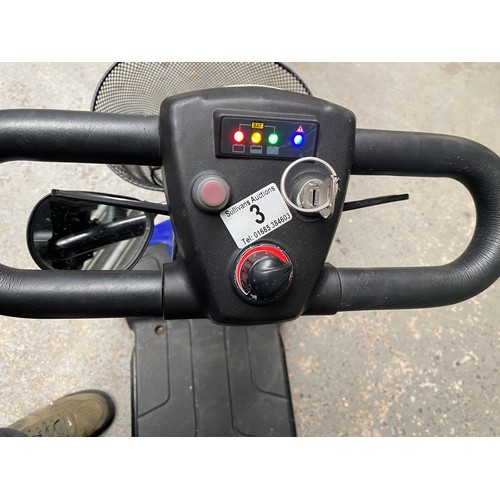 3 - Mobility scooter with charger and basket