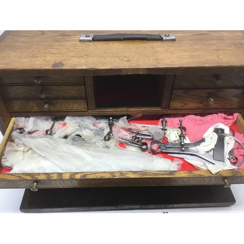 Engineers tool box with eight drawers and a good selection of tools ...
