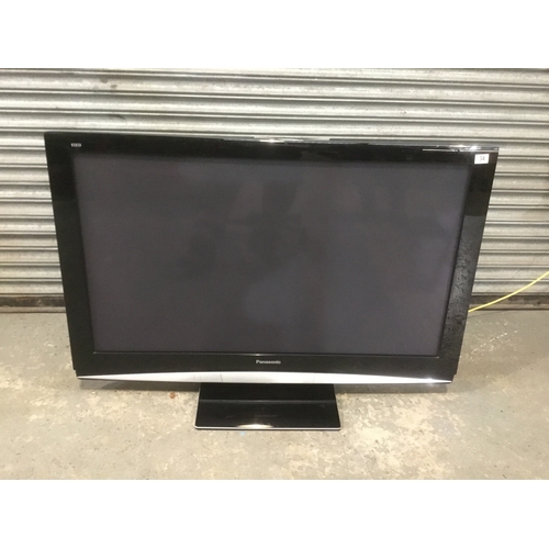 34 - Panasonic 50” television model number TH-50PZ80BA with remote control