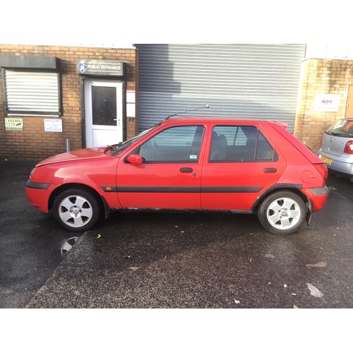 1300 - Red Ford Fiesta Freestyle, 5 door hatch, Petrol, 1242cc, VRN CN02RYJ, MOTD till the 1st May 2026, St... 