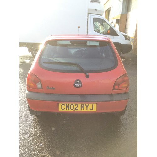 1300 - Red Ford Fiesta Freestyle, 5 door hatch, Petrol, 1242cc, VRN CN02RYJ, MOTD till the 1st May 2026, St... 