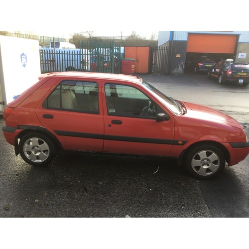 1300 - Red Ford Fiesta Freestyle, 5 door hatch, Petrol, 1242cc, VRN CN02RYJ, MOTD till the 1st May 2026, St... 