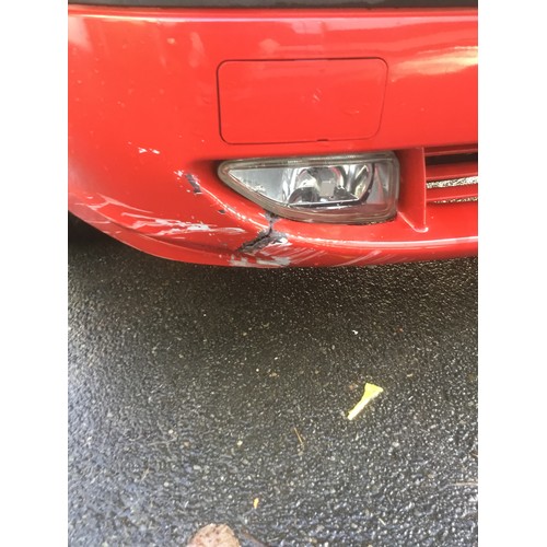 1300 - Red Ford Fiesta Freestyle, 5 door hatch, Petrol, 1242cc, VRN CN02RYJ, MOTD till the 1st May 2026, St... 