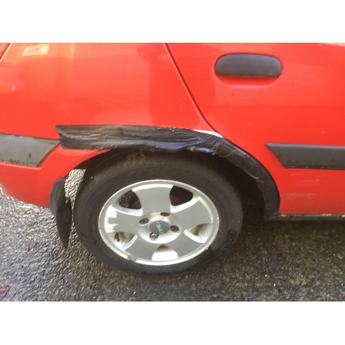 1300 - Red Ford Fiesta Freestyle, 5 door hatch, Petrol, 1242cc, VRN CN02RYJ, MOTD till the 1st May 2026, St... 