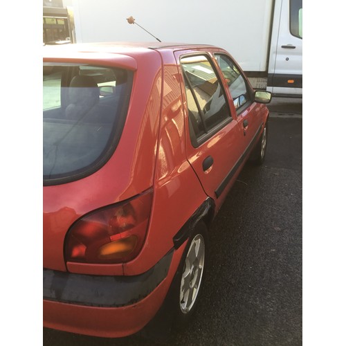 1300 - Red Ford Fiesta Freestyle, 5 door hatch, Petrol, 1242cc, VRN CN02RYJ, MOTD till the 1st May 2026, St... 