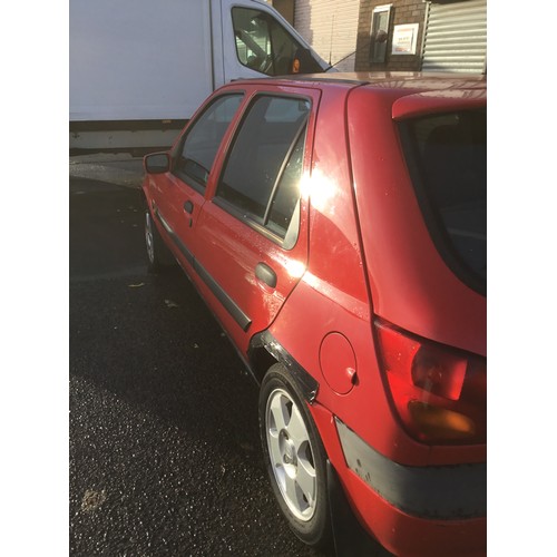 1300 - Red Ford Fiesta Freestyle, 5 door hatch, Petrol, 1242cc, VRN CN02RYJ, MOTD till the 1st May 2026, St... 