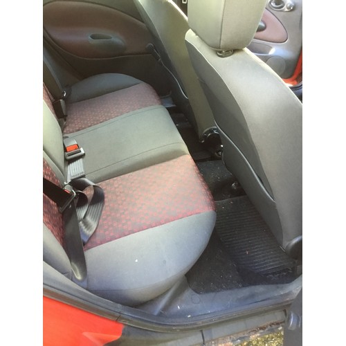 1300 - Red Ford Fiesta Freestyle, 5 door hatch, Petrol, 1242cc, VRN CN02RYJ, MOTD till the 1st May 2026, St... 