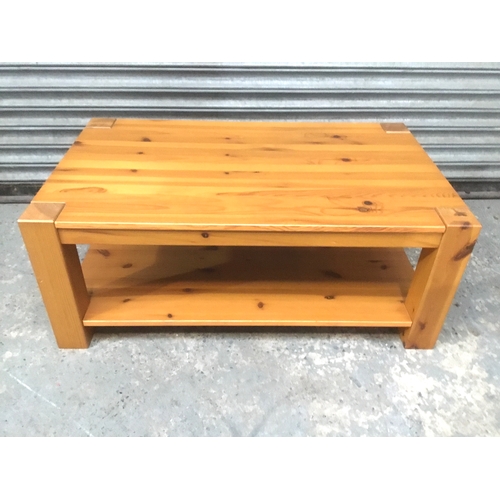 49 - Pine coffee table 100cm x 60cm