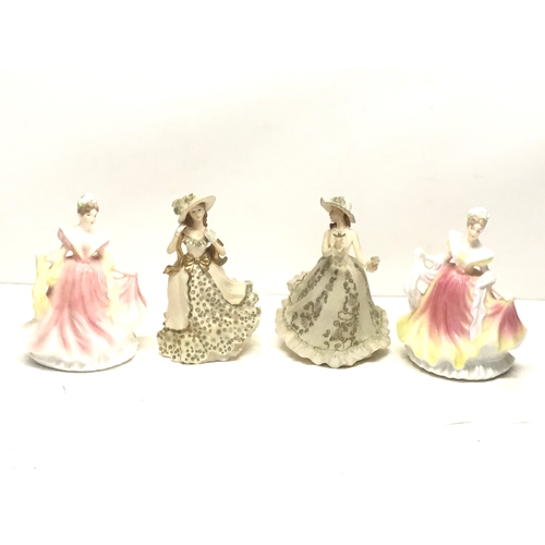 646 - Four Leonardo collection figures 17cm