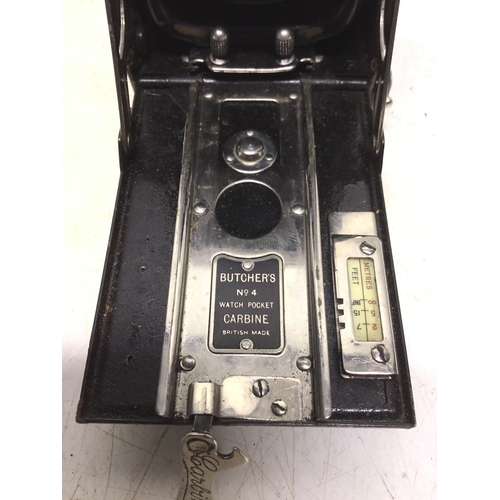 806 - Butchers Carbine folding camera with a Trichro shutter