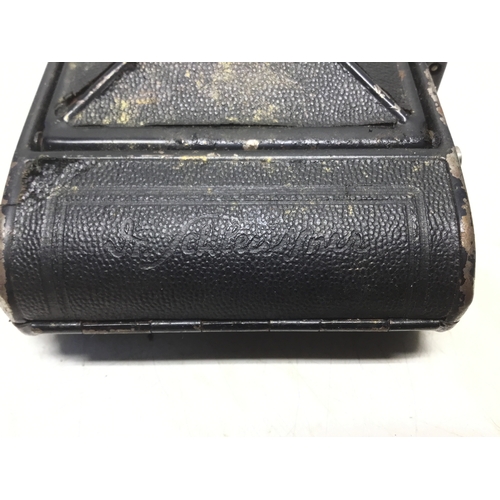 808 - Vintage Adox folding camera featuring a Steinheil-Casser Vario lens