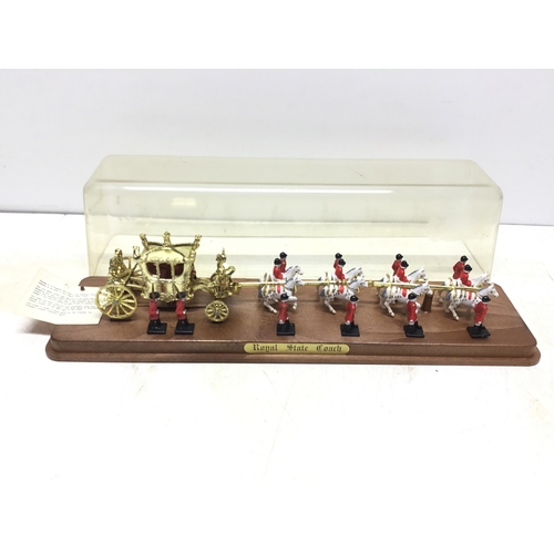 820 - Royal State Coronation coach made by the Crescent Toy Company 38cm