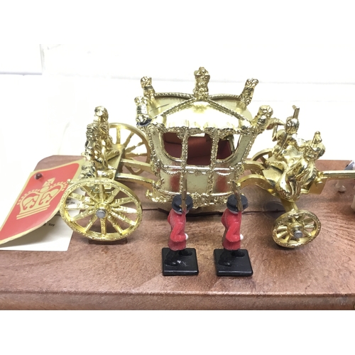 820 - Royal State Coronation coach made by the Crescent Toy Company 38cm