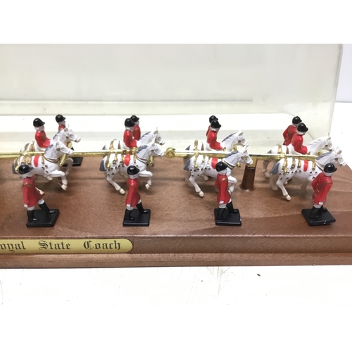 820 - Royal State Coronation coach made by the Crescent Toy Company 38cm