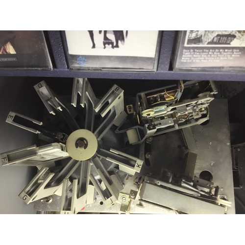 1405A - Wurlitzer C110 Cassette Jukebox, Germany Circa 1970’s comes with tapes lights up and plays