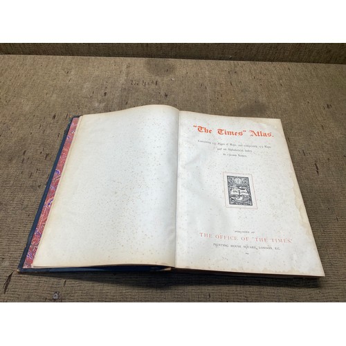 848 - The Times Atlas contains 170 pages of maps.