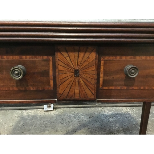 28 - Art deco 1920s folding card table with inlaid mahogany 91cm x 45cm