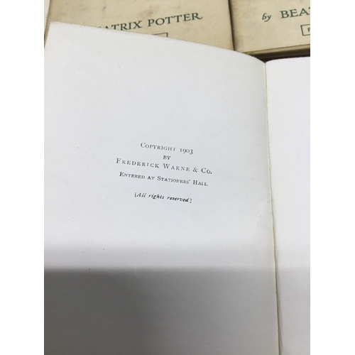 855 - A collection of Beatrix Potter books published by F Warne and Co Ltd