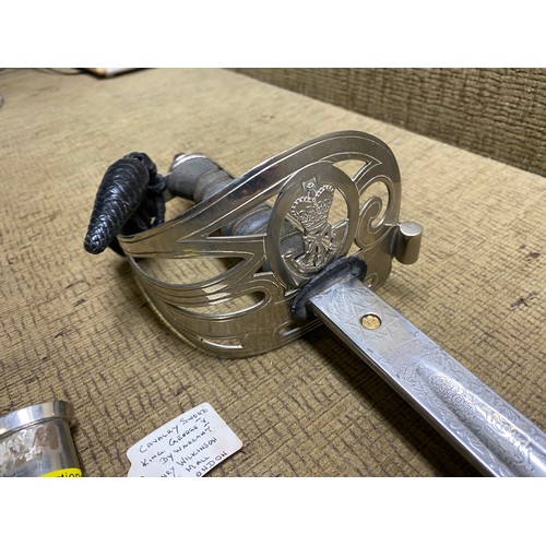 1227 - King George V Cavalry Sword and Scabbard, made by Henry Wilkinson in 1903 L.DD4.