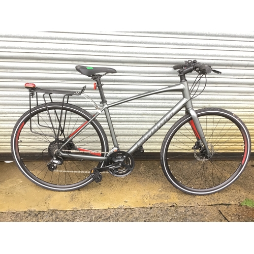 2 - Specialized Sirrus hybrid bike with integrated reflectivity 18&rdquo; frame 24 speed