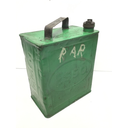 802 - Vintage Esso metal fuel can
