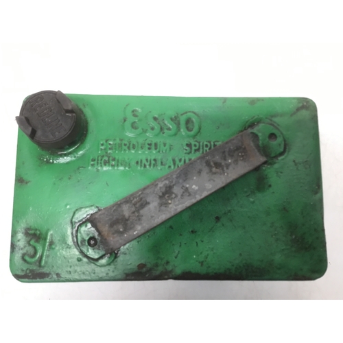 802 - Vintage Esso metal fuel can