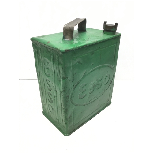 803 - Vintage Esso metal fuel can
