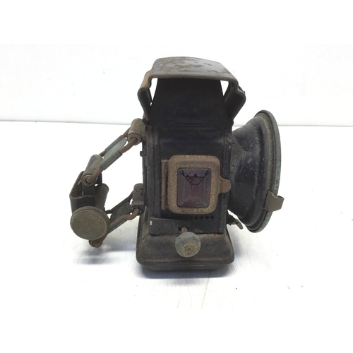 804 - Vintage Miller and Co Jupiter rear bicycle oil lamp
