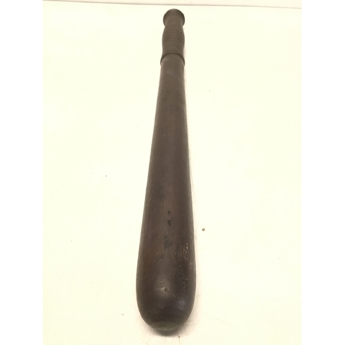 808 - Antique turn of the century police truncheon 43cm