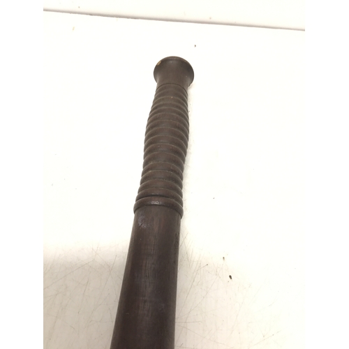 808 - Antique turn of the century police truncheon 43cm