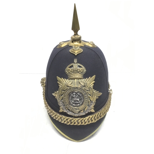 1107 - South Wales borderers volunteer officers helmet 2nd battalion Monmouthshire regiment