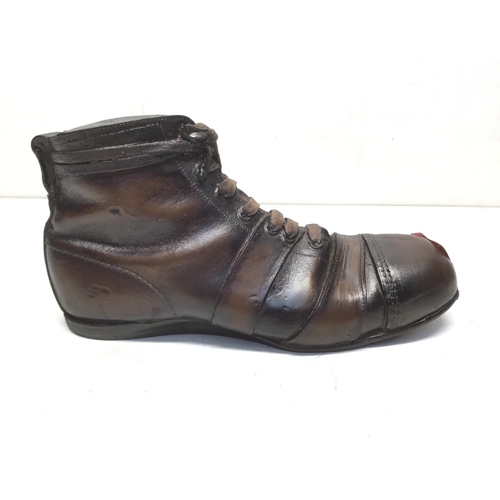 988 - Modern football boot sculpture based on an early 20th century boot 26cm x 13cm