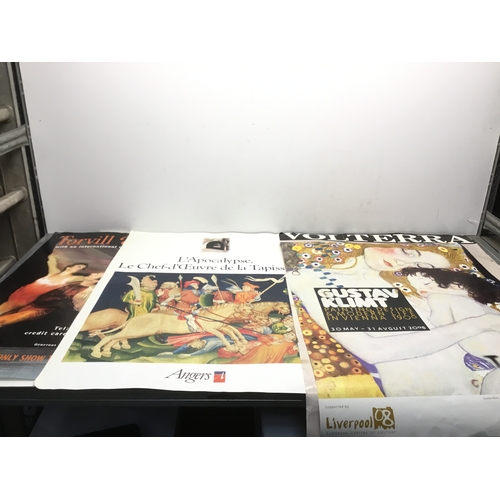 990 - A large quantity of mixed posters including John Lennon and Paul McCartney see all pictures