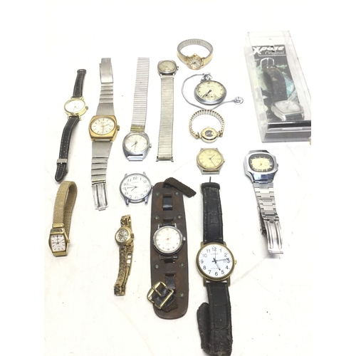 1013 - A quantity of watches including Ingersoll, Lorus and Citron