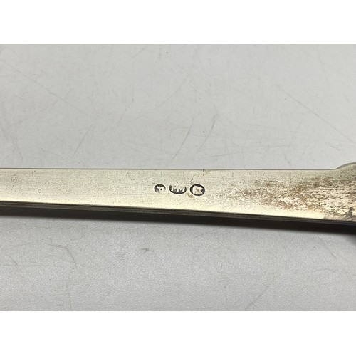 1007 - Tang Danish heavy silver-plated laddel, hallmarks to the rear, circa 1920 40cm long.