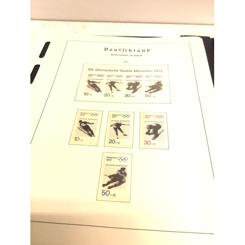 1400 - Germany Deutschland Mint Unused Stamp Album from the 1970s & 1980s