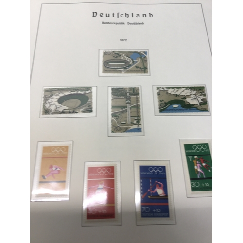 1400 - Germany Deutschland Mint Unused Stamp Album from the 1970s & 1980s