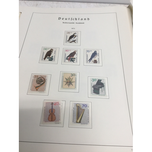 1400 - Germany Deutschland Mint Unused Stamp Album from the 1970s & 1980s