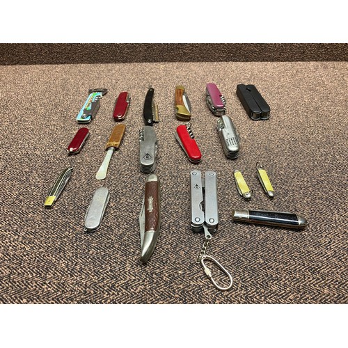 872 - collection of pen knives.