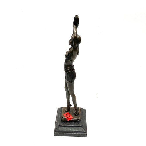 Demetre H. Chiparus signed bronze sculpture, Art Deco figure of a girl ...