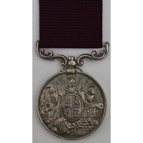 105 - Army LSGC Medal QV named to 3621 Pte T Groves 106th Foot.