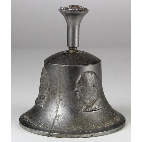 1066 - WW2 Victory bell made from metal of a German aircraft