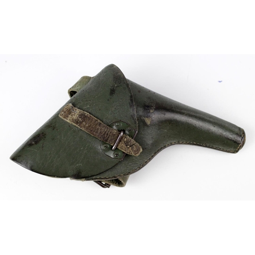 1204 - Holster: A good and extremely scarce Great War revolver holster for the Italian WW1 standard model 1... 