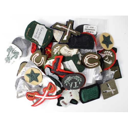 385 - Cloth Trade Badges: British Army embroidered felt post-war trade badge selection all in excellent co... 