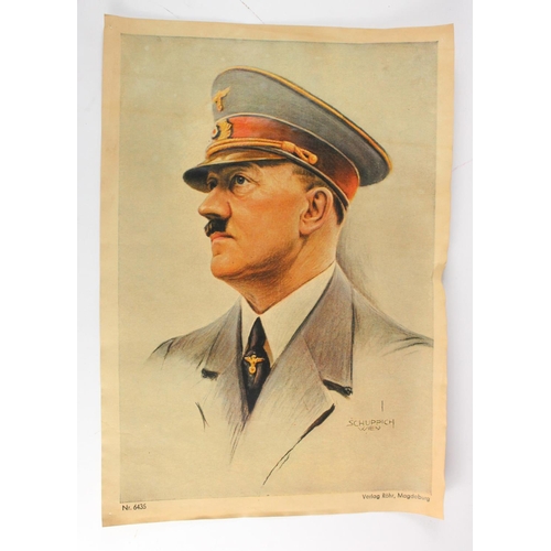 445 - German Adolf Hitler poster about A3 size