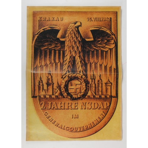 509 - German Krakow / Krakau poster, approx A3 size