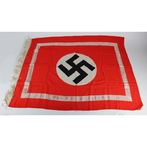 582 - German Nazi Podium Banner (approx 36x29 inches) VGC