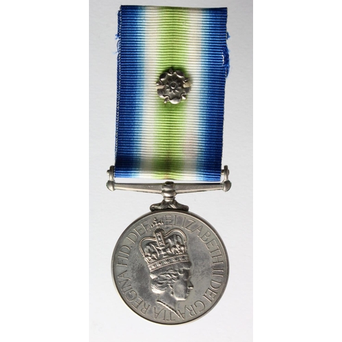 911 - South Atlantic Medal 1982 named to 'AEM(W)1 A L Hurlbutt D163565X 824 SQDN'.  With rosette to ribbon... 