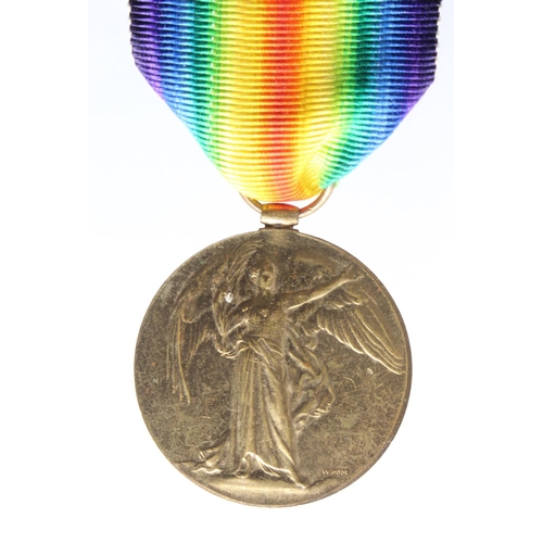 963 - Victory Medal to 14552 Pte W F Ashwell Suffolk Regt. Killed In Action 1st July 1916 with the 8th Bn.... 