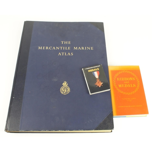 1586 - Books - a massive volume 'The Mercantile Marine Atlas' (1952) George Philip & Son Ltd. Ribbons & Med... 